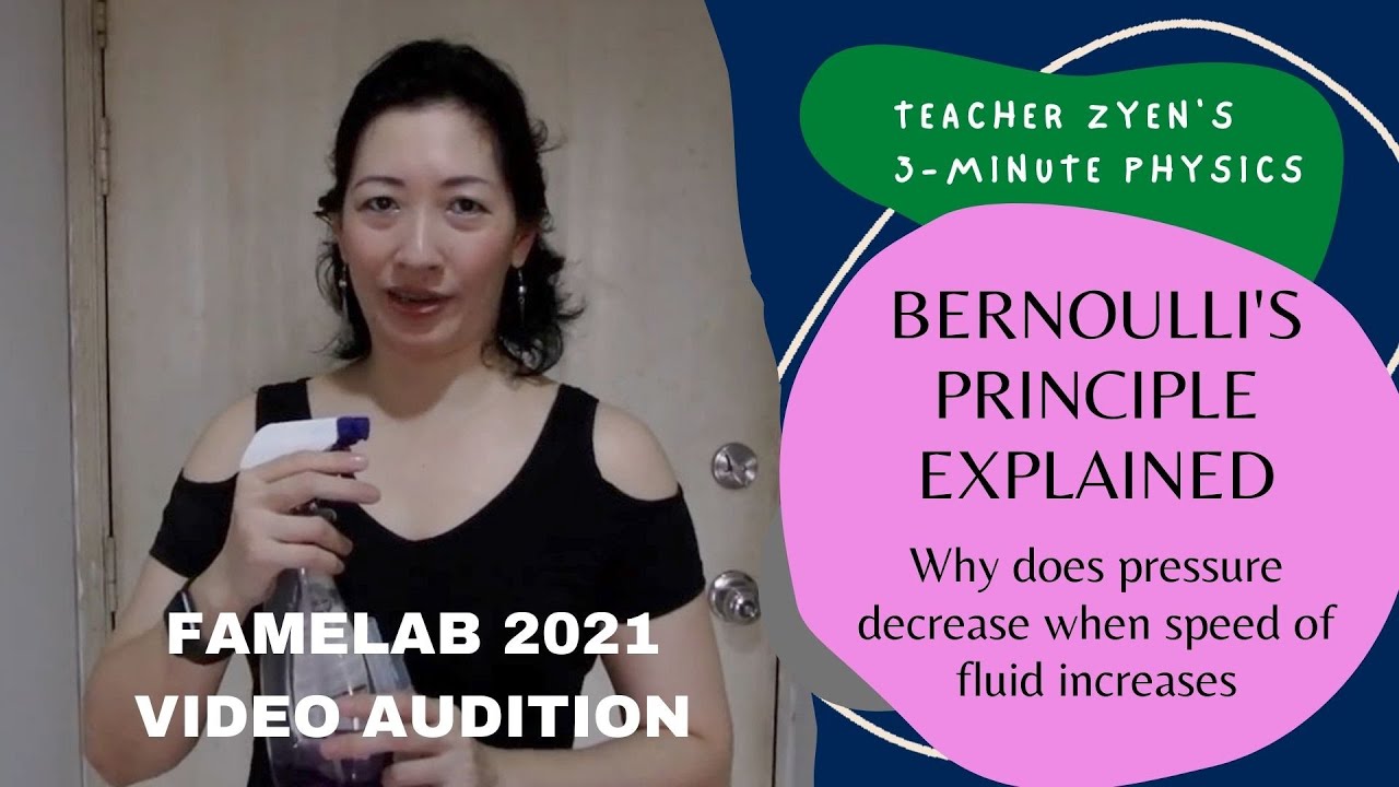 Bernoulli’s Principle explained in 3 minutes (v1)